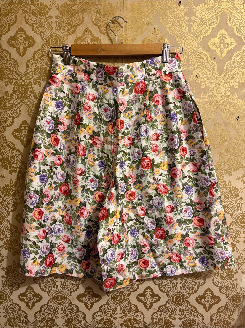 Vintage Garnet Hill Cottagecore Cotton Shorts